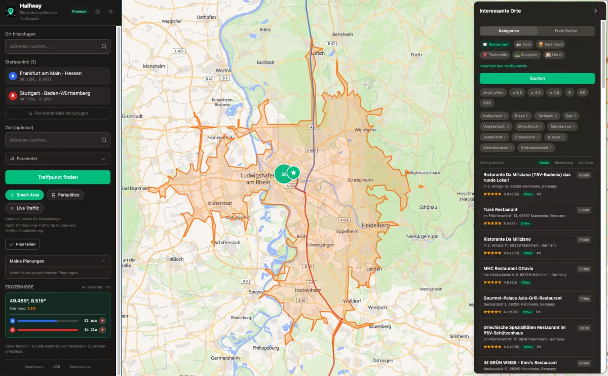 Smart Area with POI search
